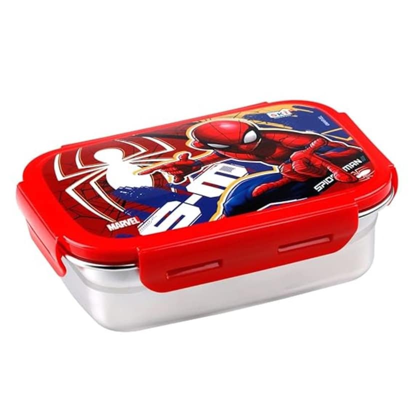UNMEE Stainless Steel Cartoon Printed Zenith Lunch Box for Kids | Boys | Girls | School | Gifting | Birthday | Party, 600ml view 2