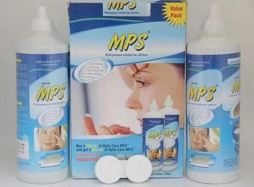 MD Style MPS Multi purpose Contact Lens Solution Combo Pack with Free Lens Case & Lens Holder - 360 + 360 ML view 2