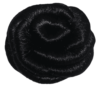 Elegant Black Hair Bun - Instant Chic Updo