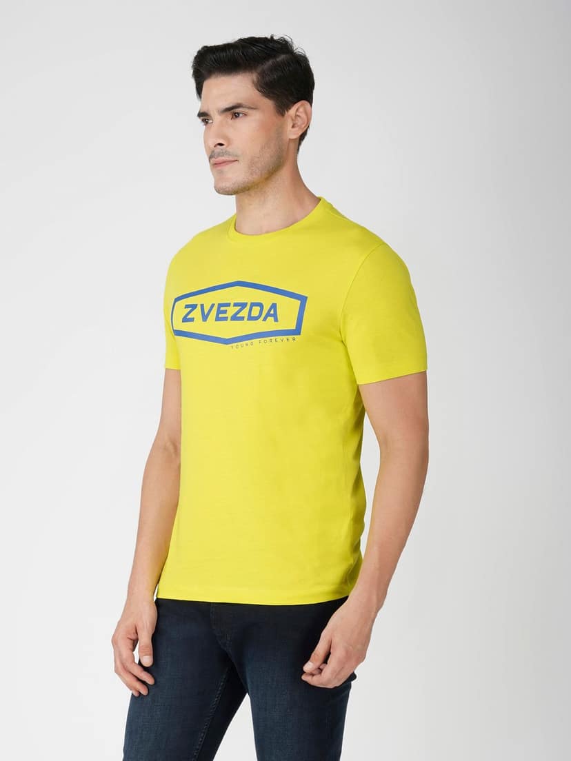 Men’s Premium Branded Pure Cotton Tee Light Green