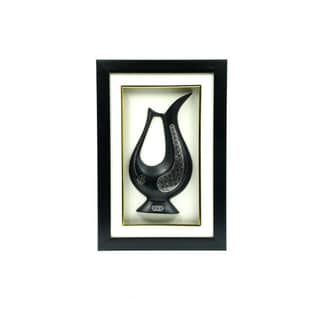 Bidri Ware Jug Vase Big Peacock Tarkashi (1TMTDCOKA09788)