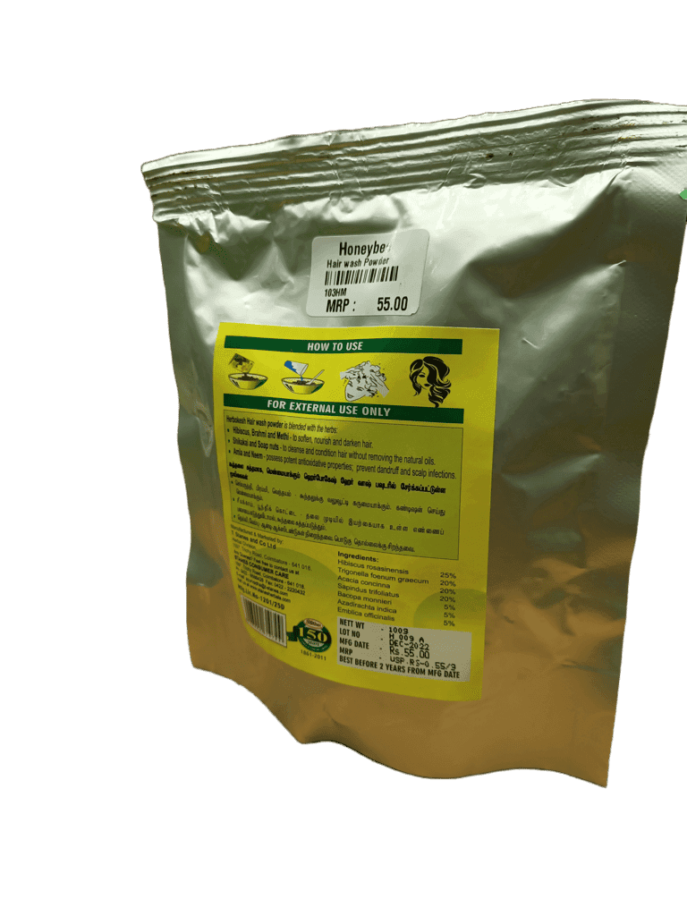 Stanes Herbokesh Herbal Hairwash Powder 100 g | Best for Oil Bath to reduce Body Heat view 2