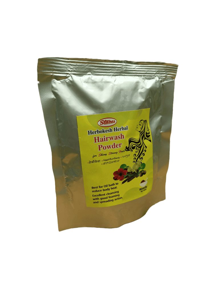 Stanes Herbokesh Herbal Hairwash Powder 100 g | Best for Oil Bath to reduce Body Heat view 4