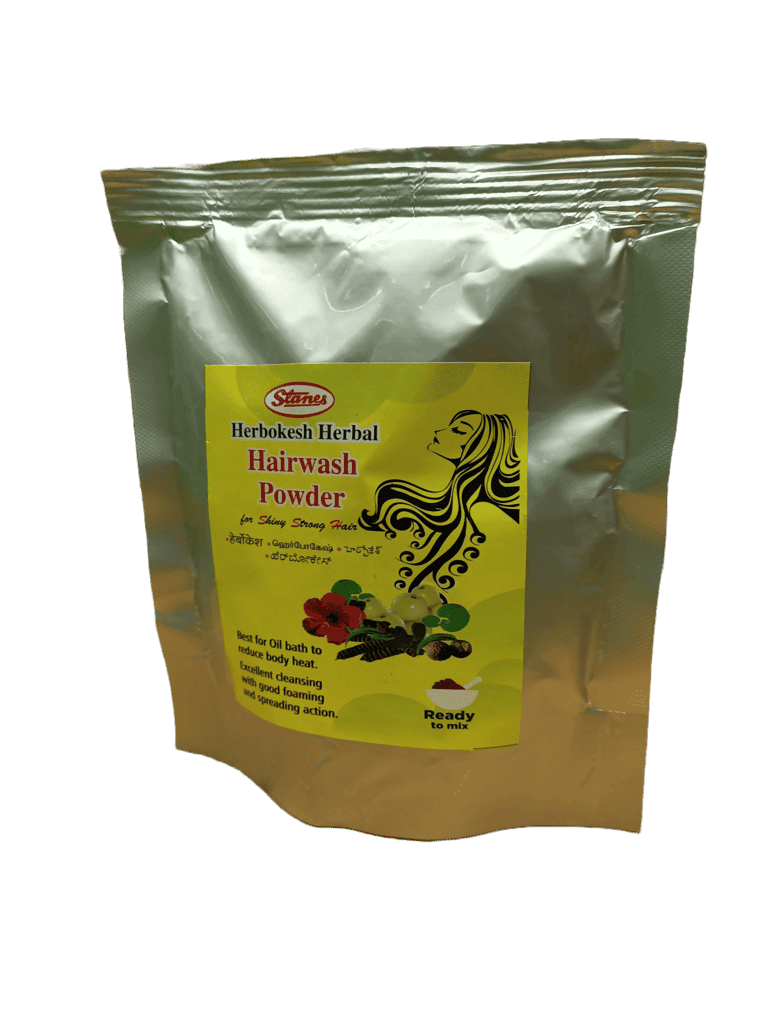 Stanes Herbokesh Herbal Hairwash Powder 100 g | Best for Oil Bath to reduce Body Heat view 5