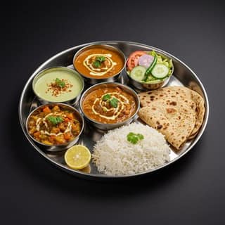 Thali For 2 Dal Makhani Meals