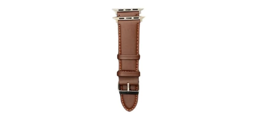 JUSTLY Watch Bands Compatible with Watch Band 38mm 40mm 41mm 42mm 44mm 45mm 49mm, Genuine Leather Strap Compatible for Women Men iWatch SE Ultra Series 9 8 7 6 5 4 3 2 1 (multiple colors)