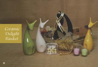 Ceramic Delight Basket
