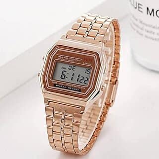 Brand Digital 4 Colours Vintage Square Dial Unisex Wrist Watch for Men Watch for Women