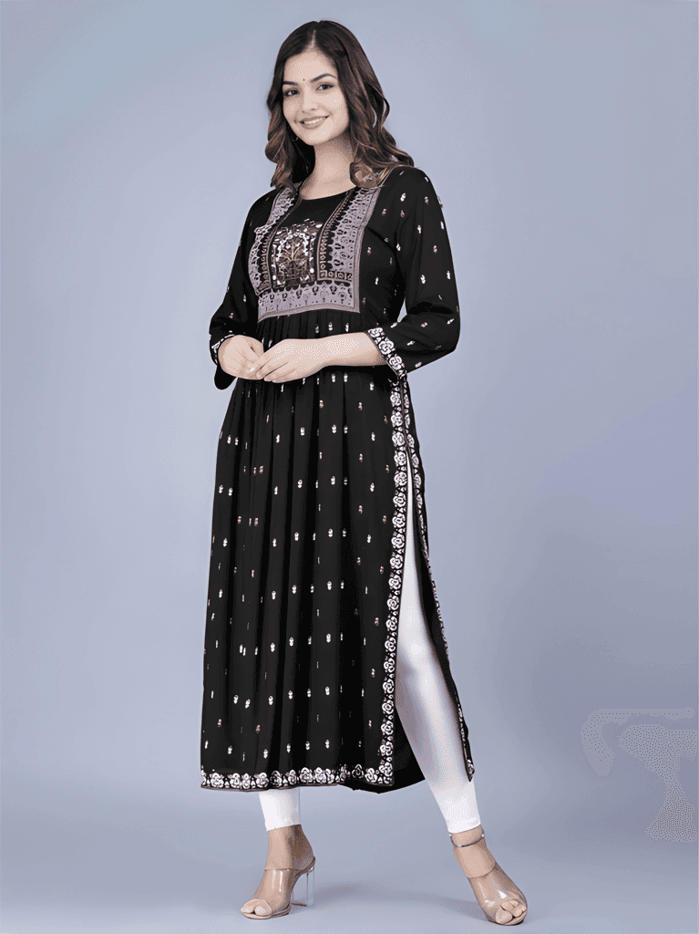 Fancy Kurti for Women | Trendy Traditional Design | Stylish Ethnic Wear for Daily and Party Use view 4