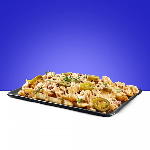 Chicken smash fries