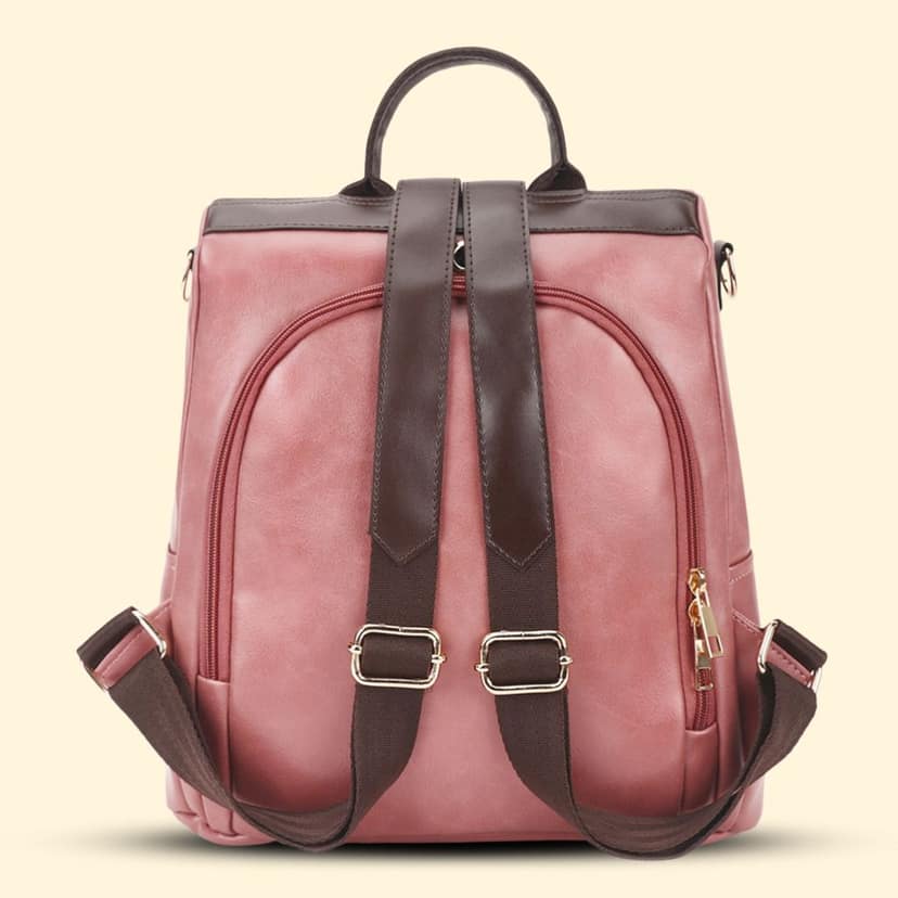 VISMIINTREND Women Backpack for Office Use Upto 13 Inch Laptop | Stylish Backpack Bag | Travel | School | College | Office Use | Anti Theft Convertible Backpack view 10