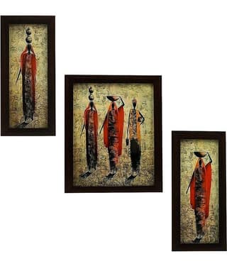 Indianara - Folk Art Painting With Frame