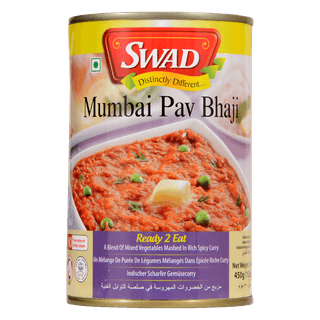 Swad Ready to Cook and EatMumbai Pav Bhaji Instant Mix Vegetarian Meal with No Added Preservative - 450 Grams (Pack of 3)