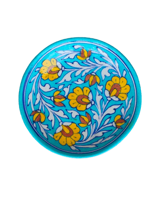 Blue Pottery Wall Hanging Plate