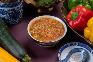 Veg Burnt Garlic Soup