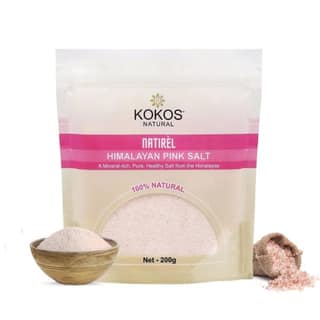 Kokos Natural Himalayan Pink Salt 200 Gms Pack of 2