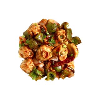 Veg Momo In Hot Garlic Sauce