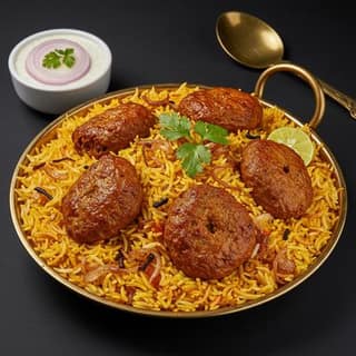 Kabab biryani