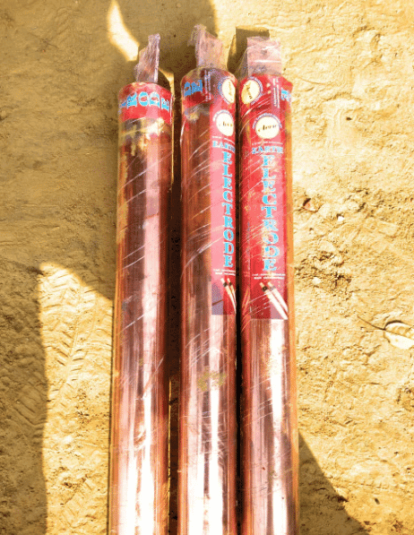 AVON EARTHING COMPANY Electrode Od of 80 Mm Length of 3 Mtr Full Copper with b.f.c. Bag 25 Kg view 2