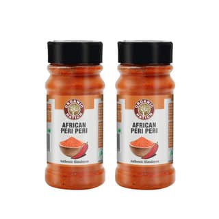 Organic Nation African Peri Peri 90g (Pack of 2) | Authentic Spice Blend | Hot & Tangy Seasoning | Natural Ingredients | Perfect for Grilling, Cooking