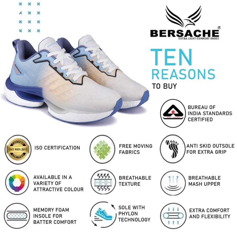 Bersache Premium Sports ,walking,Gym,cricket, Trending Running Shoes For Men's view 7
