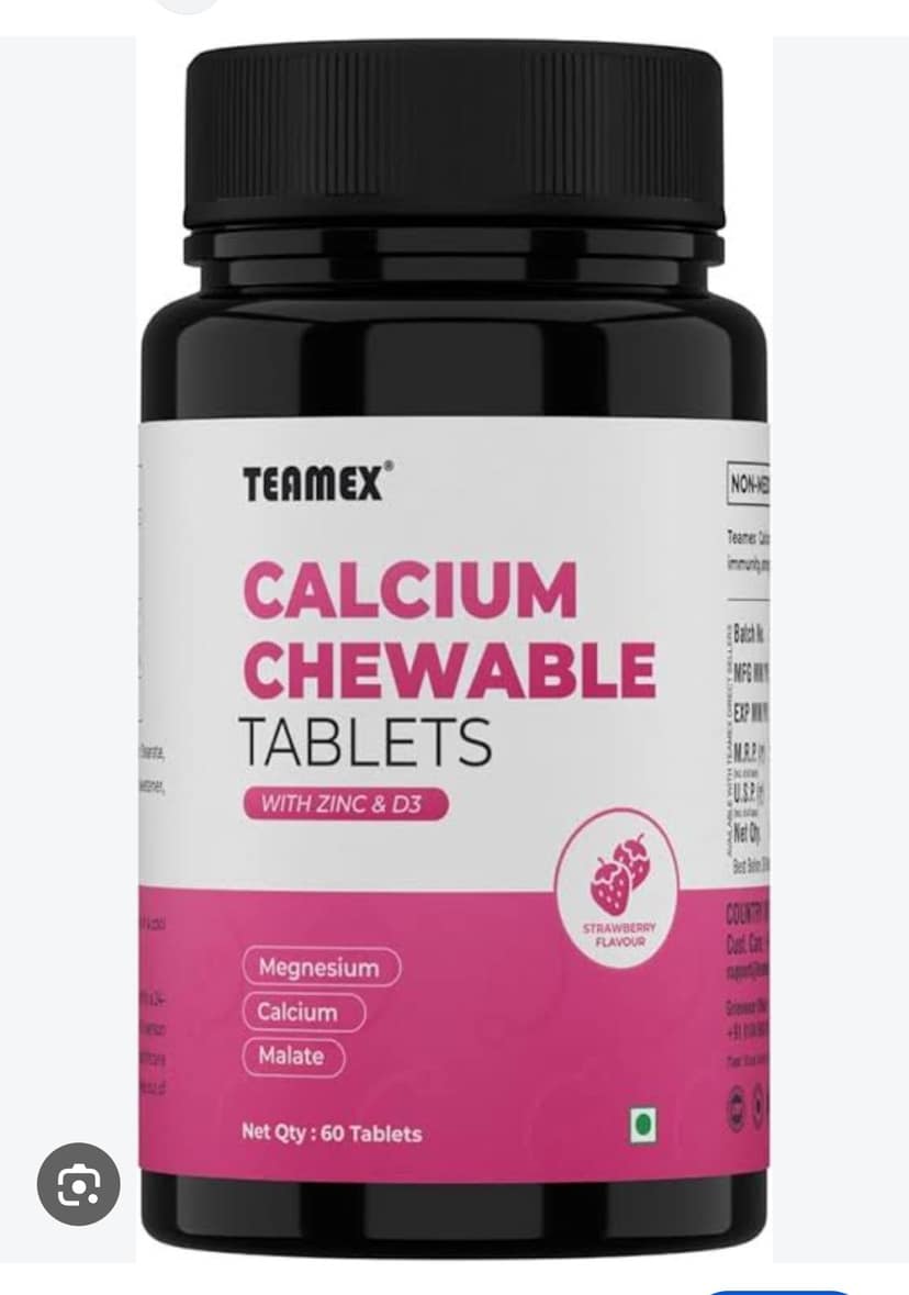 Teamex calcium tablets view 3