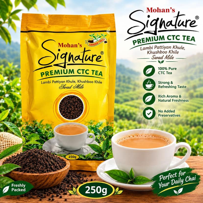 MOHAN'S SIGNATURE PREMIUM CTC TEA view 3