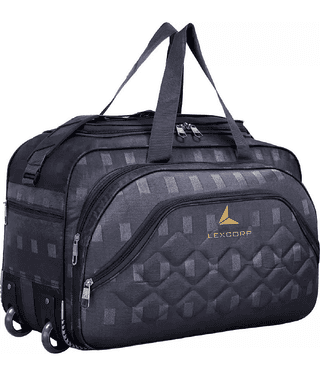 LEXCORP 60 Ltrs Red Polyester Duffle Bag