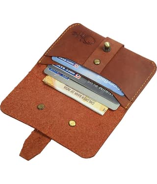 STYLE SHOES Genuine Leather ATM Credit/Debit Card Holder For Men & Women