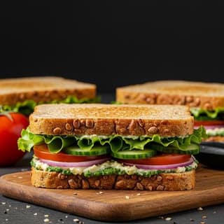 Brown Bread Sandwich