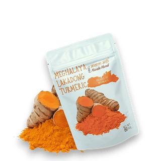 Masala Mundi Lakadong Turmeric Powder | Jaintia Hills Turmeric | Meghalaya | High Curcumin | Curcuma Longa | Haldi Powder | Lab Tested | 7%+ Curcumin | Turmeric Powder 50g (Pack of 1)