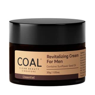 COAL Clean Beauty Revitalizing Cream For Men | Sunflower Seed Oil Niacinamide Olive Cocoa Butter Shea Moisturizes & Delays Premature Ageing All Skin Types