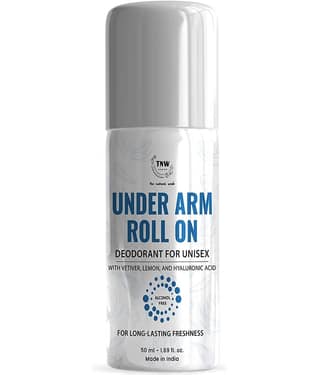 TNW - The Natural Wash Underarm Roll,On With Hyaluronic Acid And Vetiver For Unisex, 50Ml