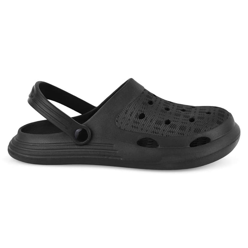 Paragon Black Easy-to-wear Easy-to-wash Lightweight Clogs for Men view 3