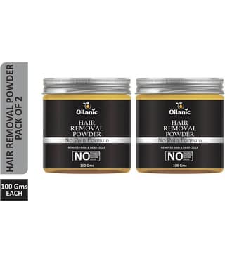 Oilanic Hair Removal Powder For Removing Hair Hair Removal Powder From Underarms, Legs & Bikini Line(Three in one) 200 g Pack of 2