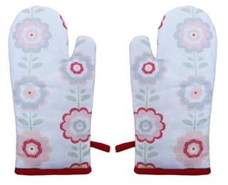 Airwill, Cotton Heart Resistant Oven Gloves (Pack of 2 Pieces)