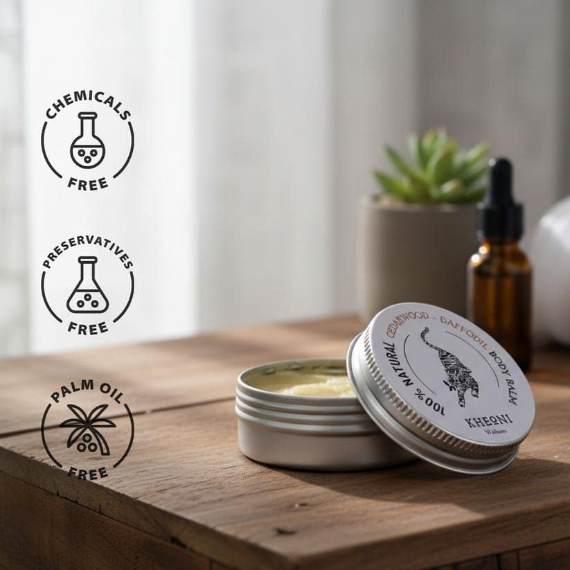 100% Natural Cedarwood - Daffodil Body Balm view 5