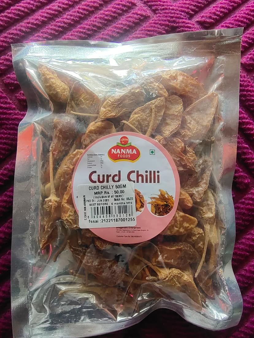 Nanma foods curd chilli