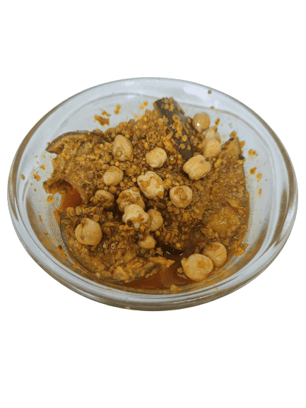 Organic Anand Homemade Chickpea Mango Mix Pickles 350gram Traditional Chana/Chhole Aam ka Achar with Neemwood Spoon Flavourful Delicious Tastemwood Spoon (350gm-Pack of 1) view 4