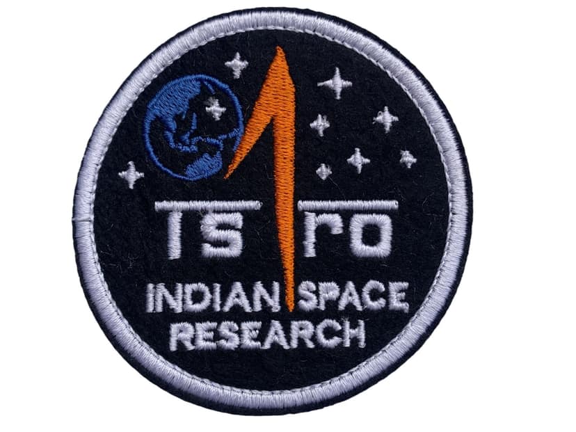🚀 ISRO Mission Patch – Embroidered Tribute to India’s Space Pioneers (Pack of 2 Pcs)