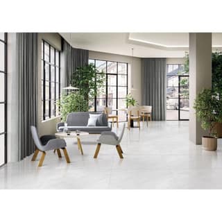 Orientbell Floor Tiles PGVT Calacutta Super White 2 PCS