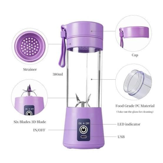 Mini Portable Juicer / USB Rechargeable Blender view 2