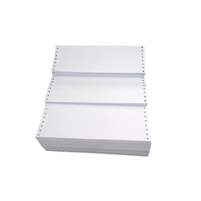 Dot Matrix Printer Paper Continuous Printer Paper, 10" x 12", White, Perforated Every 4 inch, 1000-Sheet 60 GSM view 3