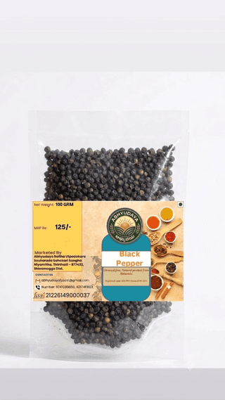 Abhyudaya Whole Black Pepper