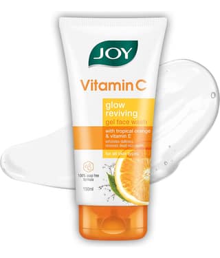 Joy Skin Brightening Vitamin C Face Wash Fades Dark Spots & Repairs Skin Barrier 150ml (Pack of 1)
