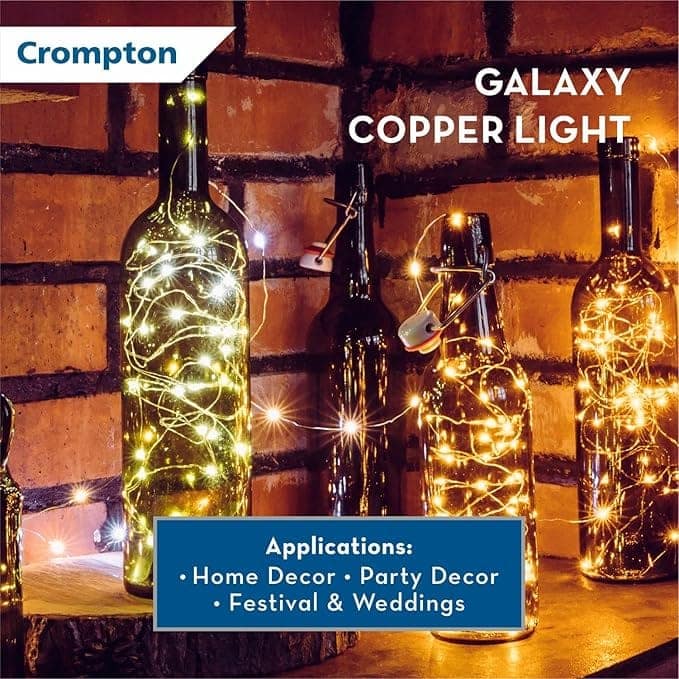 Galaxy Decoration Copper USB Powered String Fairy Lights with 100 Led Light (10 Meters / 32 Feet, Pink, Pack of 1) view 3