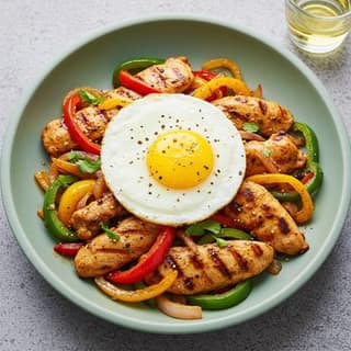 Chicken And Egg Fajita