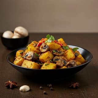 Aloo mushroom
