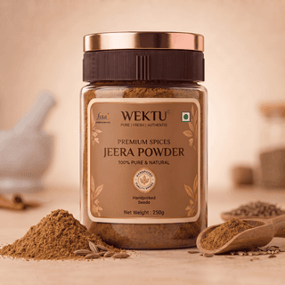 WEKTU Premium Jeera Powder, 100% Pure & Natural Cumin Powder.
