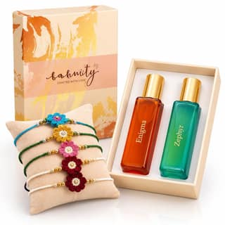 Rareity Enigma & Zephyr Perfume Combo Pack of 2, Rakhi combo brother and Sister, Birthday Gift Set